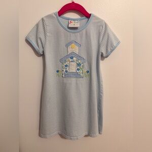 Jellybean Striped Applique Cotton dress size 4